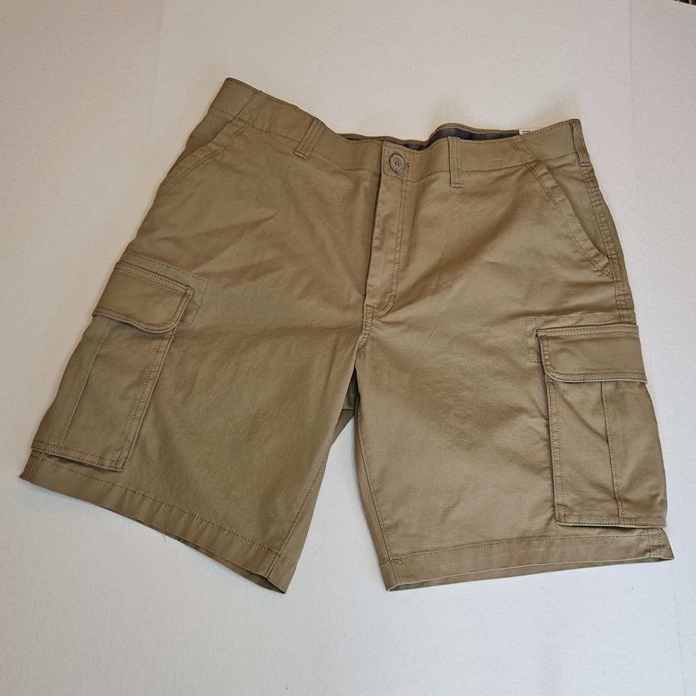 Sonoma Goods For Life Mens Cargo Shorts Tan Flexwear‎ Stretch 40 NWT